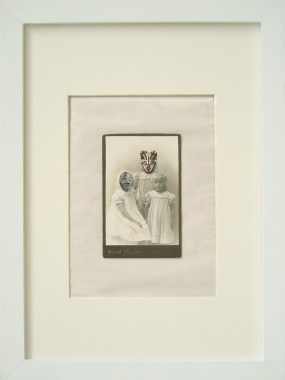 Annalisa Furnari - Friends portrait. 2015 Collage su foto d'epoca. 31 x 22 cm.jpg